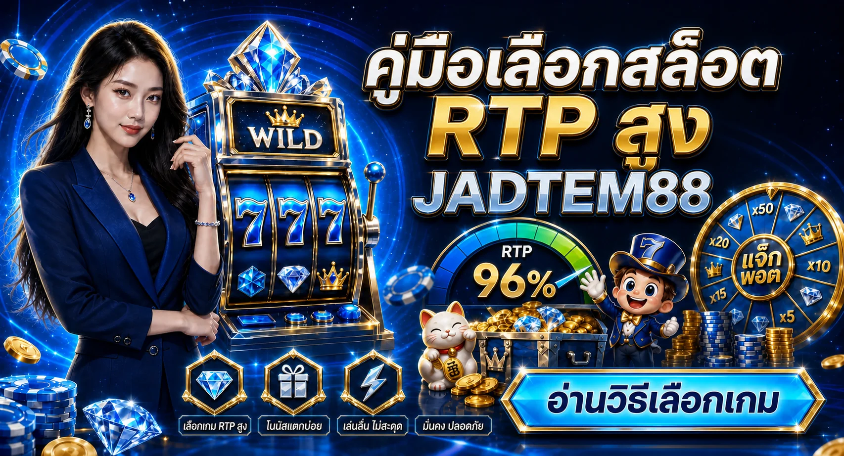 JADTEM88 วิธีเลือกสล็อต RTP สูง ทดลองก่อนเล่นจริง